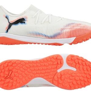 New with out the box Puma Kids White and Coral Sneakers